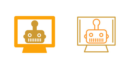Artificial Bot Vector Icon