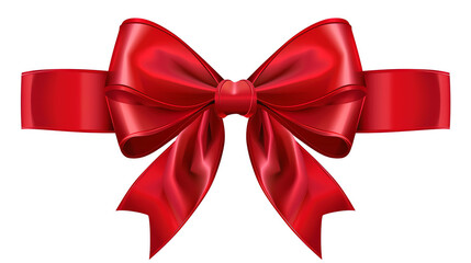 Fototapeta premium red ribbon, AI generated