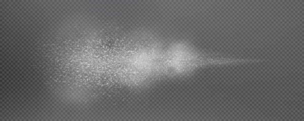 Water spray mist atomizer dust aerosol, air atomizer sprayer on transparent background. Fire extinguisher png.