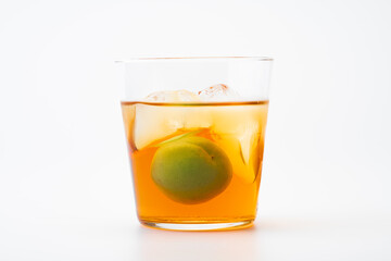 琥珀色の熟成梅酒