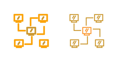 Obraz premium Network Vector Icon