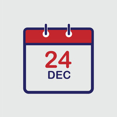 Calendar Vector Flat Icon, Symbol,  Sign Design