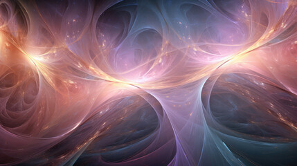 Abstract fractal. Fractal art background for creative design. Decoration for wallpaper, desktop, poster, cover booklet., generative ai