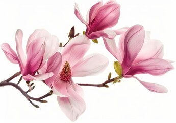flor magnolia aislada. estilo acuarela