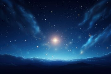 Fototapeta premium Night sky backgrounds astronomy.
