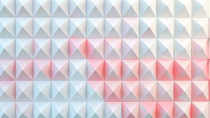 Fototapeta premium Abstract white and pink geometric background