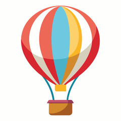 air balloon clipart cartoon Illustration drawing