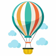 Obraz premium air balloon clipart cartoon Illustration drawing