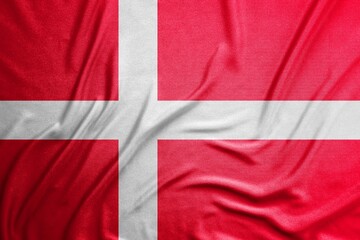 Flag of Danmark, National flag, fabric