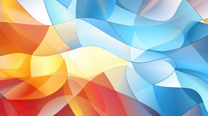 Obraz premium Abstract seamless colorful background. illustration. Can be used for wallpaper, web page background, web banners., generative ai