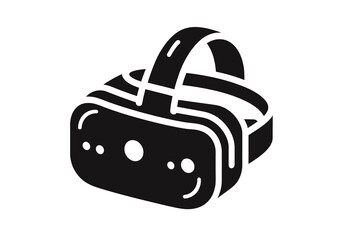 Virtual reality icon. Augmented reality icon. VR headset symbol. VR goggles icon. AR vision icon. vr headset icon. ar googles icon. Isolated. Transparent Background. Cut Out. © FutureStock Studio