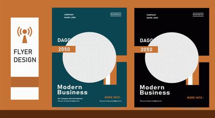 Brochure design, cover modern layout, annual report, poster design, flyer in A4