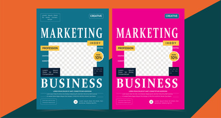 Brochure design, cover modern layout, annual report, poster design, flyer in A4