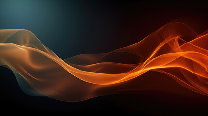 black and orange smoke wallpaper., generative ai