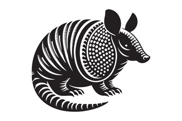 Armadillo silhouette vector image nice design 