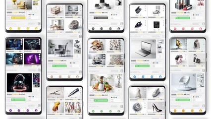 Sales of e-commerce products over the phone