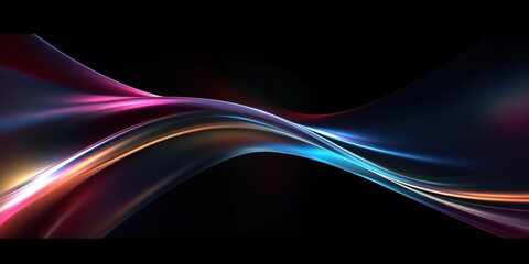 Fototapeta premium Abstract Waves of Light