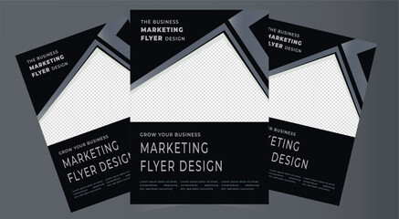 Brochure design, cover modern layout, annual report, poster design, flyer in A4