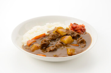 おいしそうなビーフカレーライス