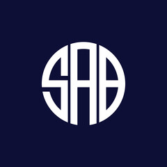 sab circle logo design