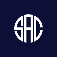 sac circle logo design