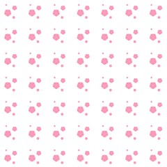 Pink flowers seamless pattern for your art work.