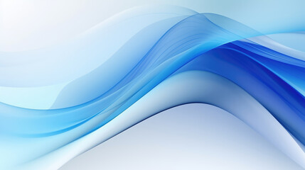 Fototapeta premium Abstract blue wave background. concept background ready for web banner design., generative ai