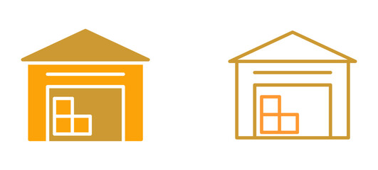 Warehouse Vector Icon