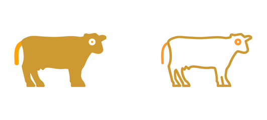 Cattle Vector Icon