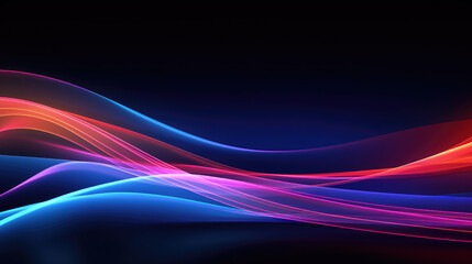Obraz premium Abstract technology fiber optic background. Computer digital drawing., generative ai