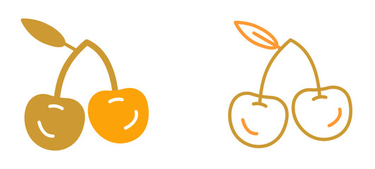 Cherries Vector Icon