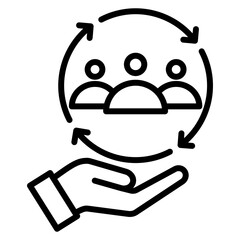 Customer Retention Icon