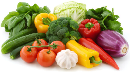 A variety of colorful vegetables