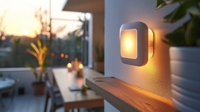 Advanced Motion Detector with Blinking LED Light for Maximum Room Coverage