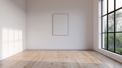 Obraz premium Design a sleek and modern architectural visualization, focusing on minimalist aesthetics and clean lines, suitable for architectural presentations. Illustration, Image, , Minimalism,