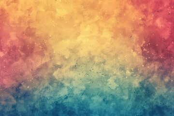 Fototapeta premium Vibrant Abstract Digital Gradient Background With Splatter Paint