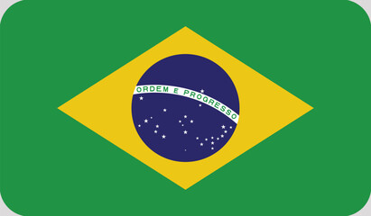 brazil flag. brazil flag emblem