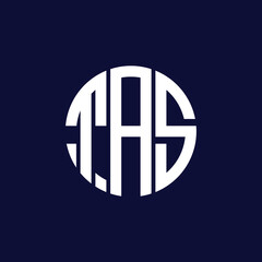 tas circle logo design