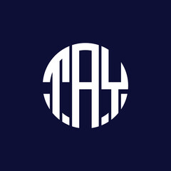 tay circle logo design