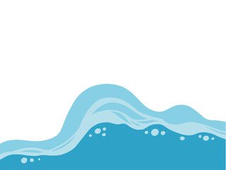 Beach waves Illustration