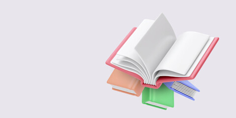 Education concept isolated on white background. Vector illustration