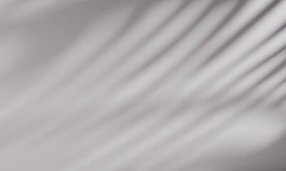 Obraz premium Abstract natural tree leaves shadow on white wall background