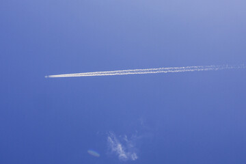 airplane in the sky