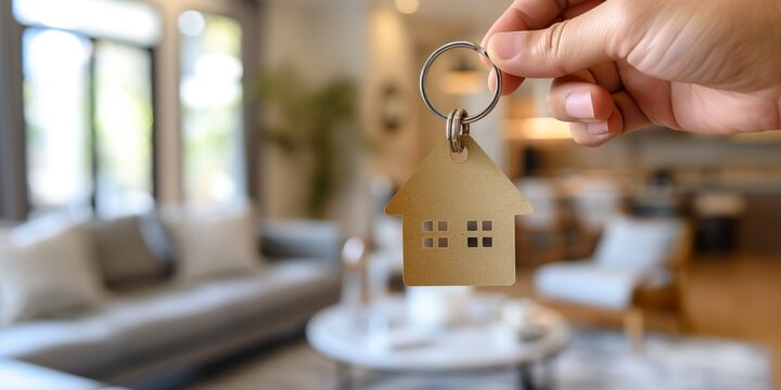 Golden House Key Close Up