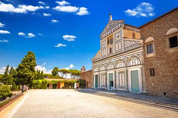 San Miniato al Monte basilica in Florence view