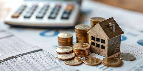 House, Coins and Financial Documents