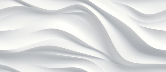 Naklejka premium A white wavy background with a subtle texture.