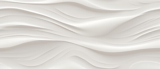 Obraz premium A white wavy background with a subtle texture.