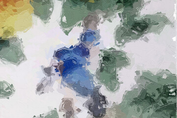 Oil paintings and various flowers, lotus leaves, roses, peonies, butterflies, fruits, fragrance, and beauty