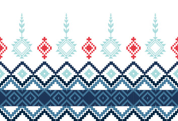 abstract Traditional geometric ethnic fabric pattern ornate elements with ethnic patterns design for textiles, rugs, clothing, sarong, scarf, batik, wrap, embroidery, print, curtain, carpet